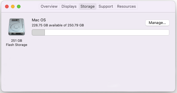 Mac Storage