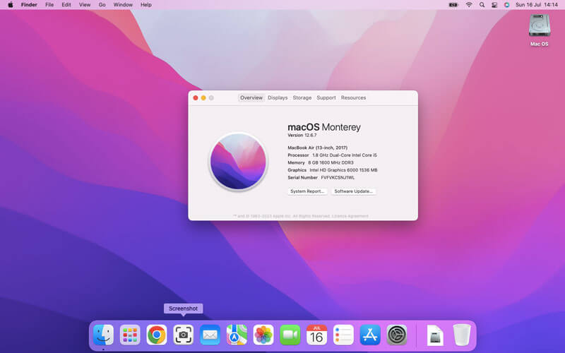 MAC OS Monterey